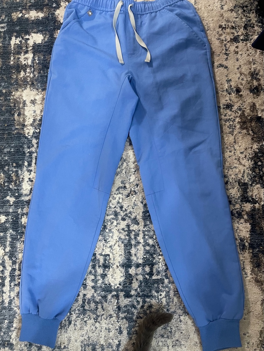 Figs Blue Drawstring Jogger Pants